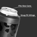 Black Leopard - Can Cooler (Standard)