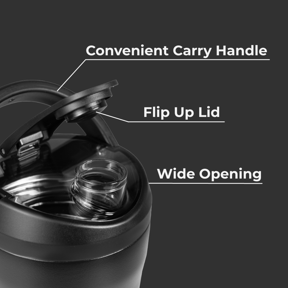 Black - Insulated Shaker (24oz)